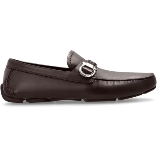 Loafers, male, , Size: 6 US Leather shoes Calipso - Salvatore Ferragamo - Modalova