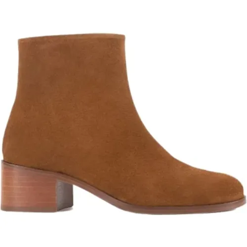 Lea suede leather boots , female, Sizes: 7 UK, 3 UK, 5 UK - Bobbies Paris - Modalova