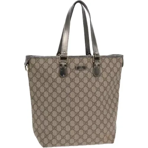 Pre-owned Tote Bags, female, , Size: ONE SIZE Pre-owned Leather totes - Gucci Vintage - Modalova