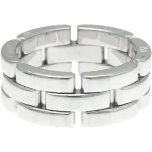 Pre-owned White Gold rings , female, Sizes: ONE SIZE - Cartier Vintage - Modalova