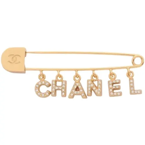 Pre-owned Metal brooches , female, Sizes: ONE SIZE - Chanel Vintage - Modalova