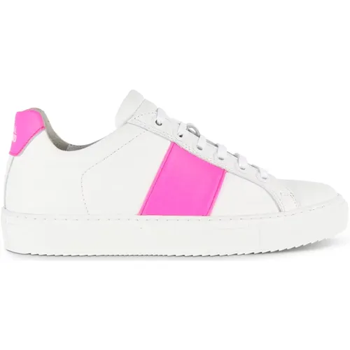 Handgefertigte Neon Sneakers , Damen, Größe: 37 EU - NATIONAL STANDARD - Modalova