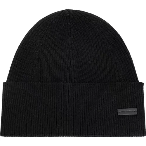 Hat with logo patch , male, Sizes: S - Saint Laurent - Modalova