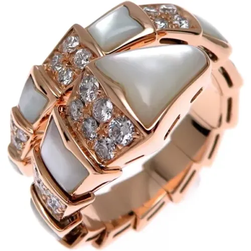 Pre-owned Jewellery, female, , Size: ONE SIZE Pre-owned Rose Gold rings - Bvlgari Vintage - Modalova