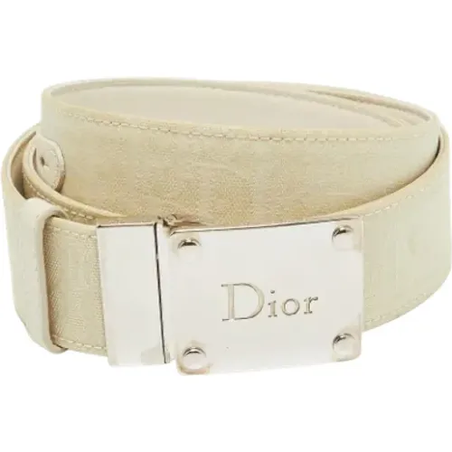 Pre-owned Belts, female, , Size: ONE SIZE Pre-owned Fabric belts - Dior Vintage - Modalova