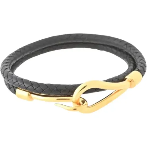 Pre-owned Jewellery, female, , Size: ONE SIZE Pre-owned Leather bracelets - Hermès Vintage - Modalova