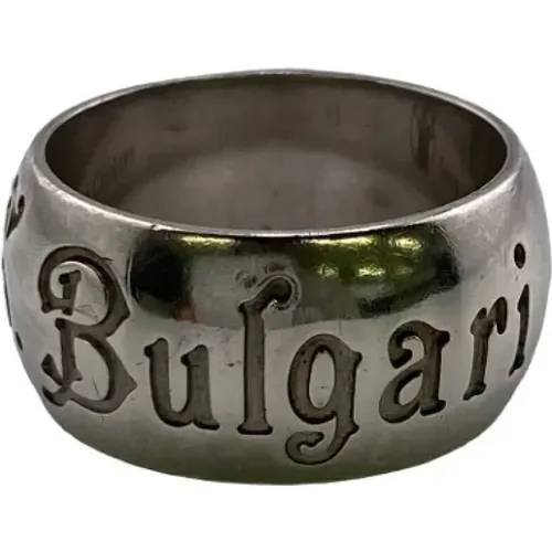 Pre-owned Jewellery, female, , Size: ONE SIZE Pre-owned Silver rings - Bvlgari Vintage - Modalova