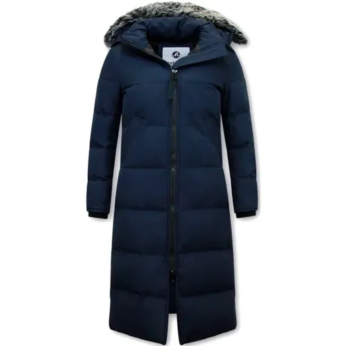 Langer Puffer Wintermantel Damen , Damen, Größe: L - Matogla - Modalova