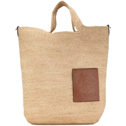 Pre-owned Tote Bags, female, , Size: ONE SIZE Pre-owned Raffia totes - Loewe Pre-owned - Modalova