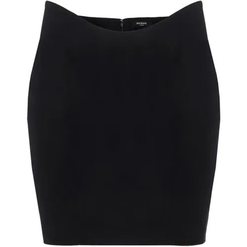 Stunning Short Skirt Ss22 , female, Sizes: M - Balmain - Modalova