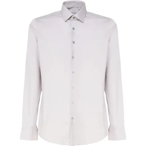 Weißes Hemd mit Französischem Kragen - Calvin Klein - Modalova