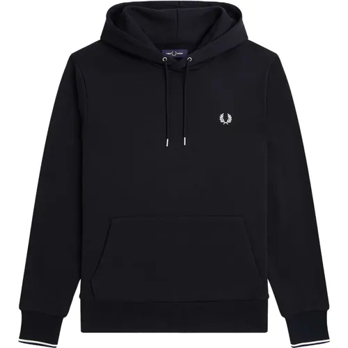 Hoodies, male, , Size: M Sweatshirt Fp Tipped Hooded Sweatshirt - Fred Perry - Modalova