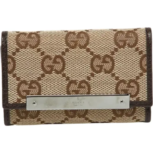 Pre-owned Wallets, female, , Size: ONE SIZE Pre-owned Canvas travel-bags - Gucci Vintage - Modalova