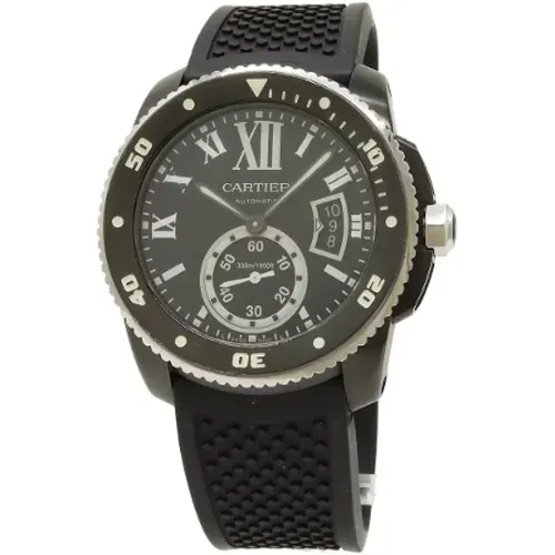 Pre-owned Watches, male, , Size: ONE SIZE Pre-owned Rubber watches - Cartier Vintage - Modalova