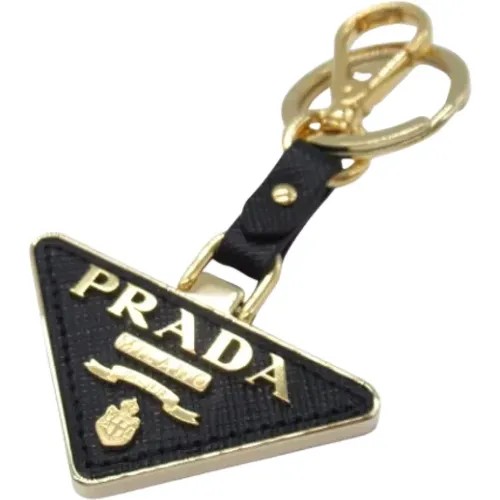 Pre-owned Accessories, male, , Size: ONE SIZE Pre-owned Leather key-holders - Prada Vintage - Modalova