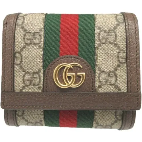 Pre-owned Leder portemonnaies - Gucci Vintage - Modalova