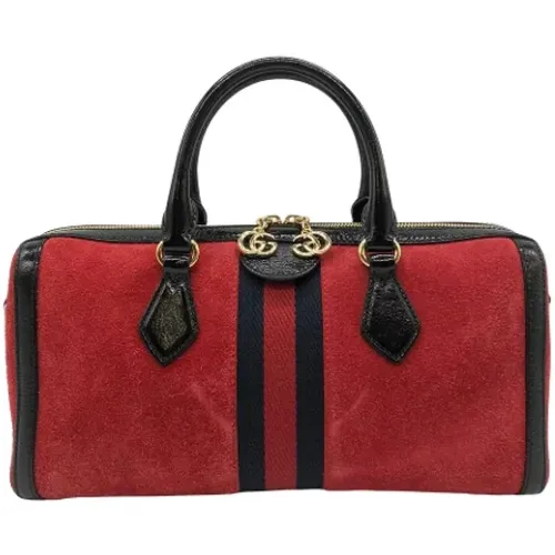 Pre-owned Suede gucci-bags , female, Sizes: ONE SIZE - Gucci Vintage - Modalova