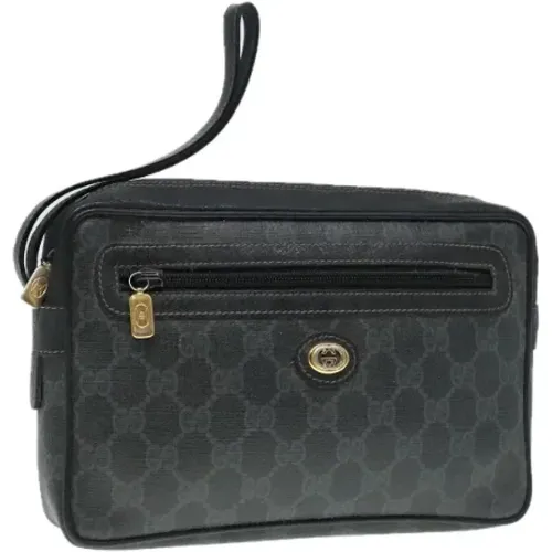 Pre-owned Clutches, female, , Size: ONE SIZE Pre-owned Leather clutches - Gucci Vintage - Modalova