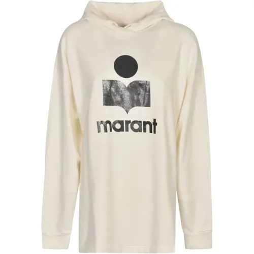 Logo Print Hoodie , female, Sizes: L, M - Isabel Marant Étoile - Modalova