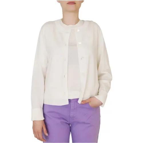 Cardigans, female, , Size: L Cardigan Cream - P.a.r.o.s.h. - Modalova