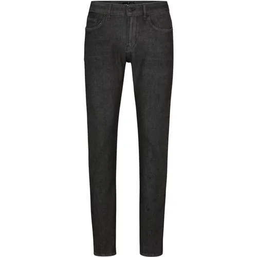 Schwarze Denim Jeans , Herren, Größe: W36 - Boss - Modalova