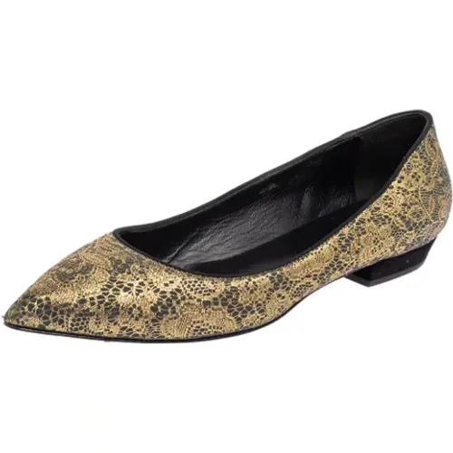 Pre-owned Flats, female, , Size: 7 US Pre-owned Fabric flats - Giuseppe Zanotti Pre-owned - Modalova