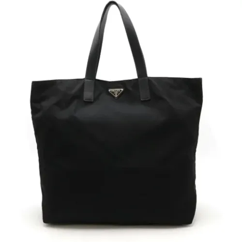 Pre-owned Tote Bags, female, , Size: ONE SIZE Pre-owned Leather totes - Prada Vintage - Modalova