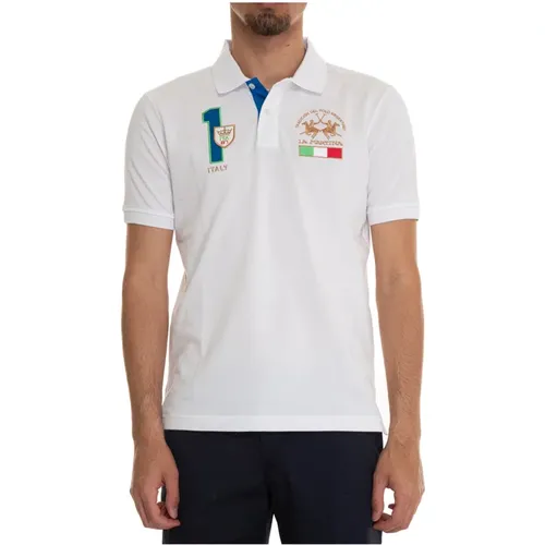 Yisroel Polo Shirt Cotton Piquet , male, Sizes: L, 2XL, 3XL, M, S, XL - LA MARTINA - Modalova
