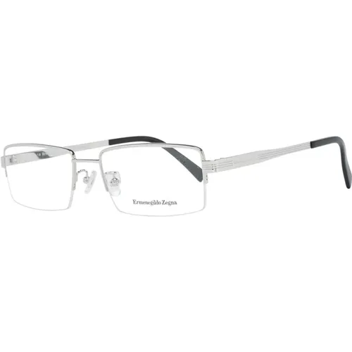 Glasses, male, , Size: ONE SIZE Sleek Titanium Optical Frames - Ermenegildo Zegna - Modalova