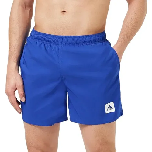 Einfarbige Blaue Badehose , Herren, Größe: 2XL - Adidas - Modalova