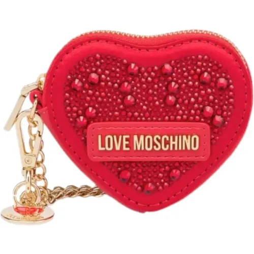 Damen Geldbörse Kunstleder Stilvolles Modell - Love Moschino - Modalova