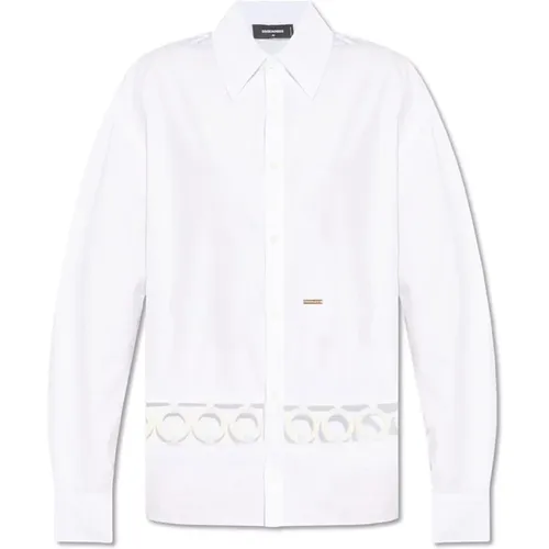 Weiße Hemden für Frauen , Damen, Größe: M - Dsquared2 - Modalova