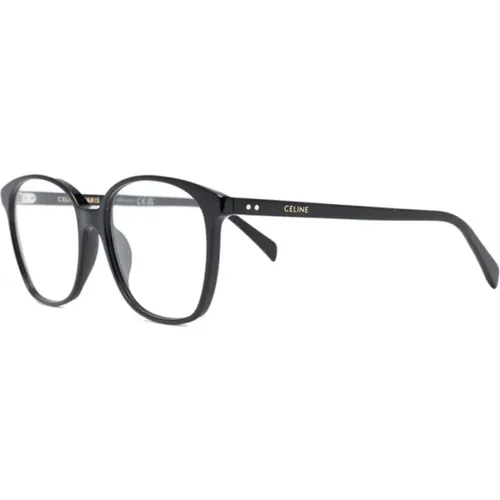 Schwarze optische Brille, vielseitig und stilvoll , Damen, Größe: 55 MM - Celine - Modalova