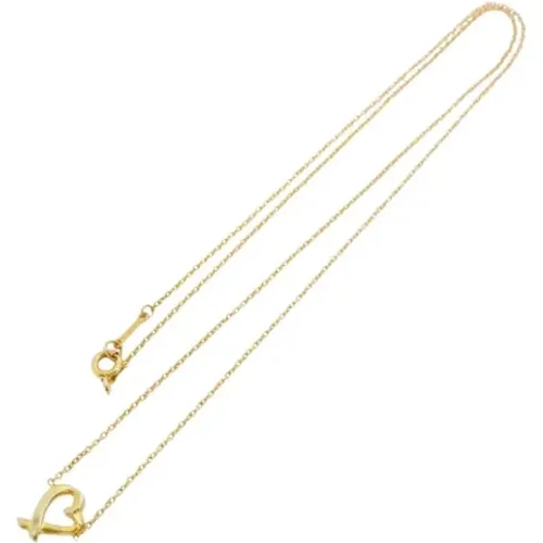 Pre-owned Jewellery, female, , Size: ONE SIZE Pre-owned Gold necklaces - Tiffany & Co. Pre-owned - Modalova