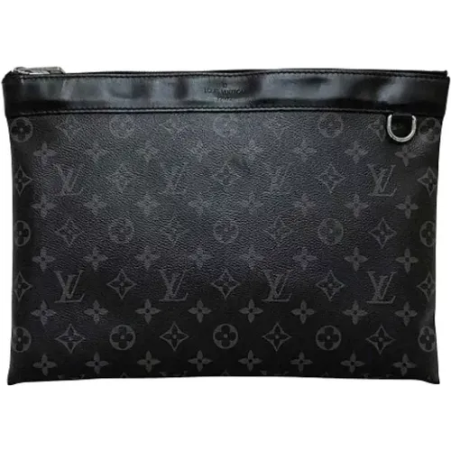 Pre-owned Leather clutches , female, Sizes: ONE SIZE - Louis Vuitton Vintage - Modalova