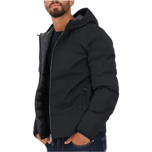 Winter Jackets, male, , Size: 4XL Adjustable Hood Winter Jacket - Ciesse Piumini - Modalova