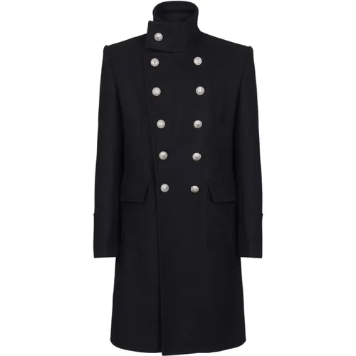 Military-Style Coat , male, Sizes: XL - Balmain - Modalova