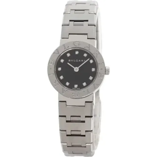 Pre-owned Watches, female, , Size: ONE SIZE Pre-owned Stainless Steel watches - Bvlgari Vintage - Modalova