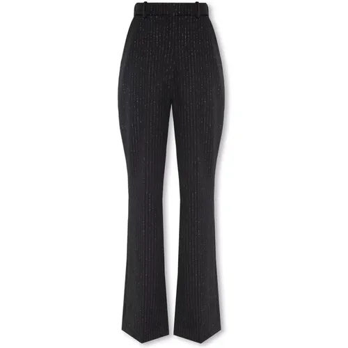 Pinstriped trousers , female, Sizes: M, S - Balmain - Modalova