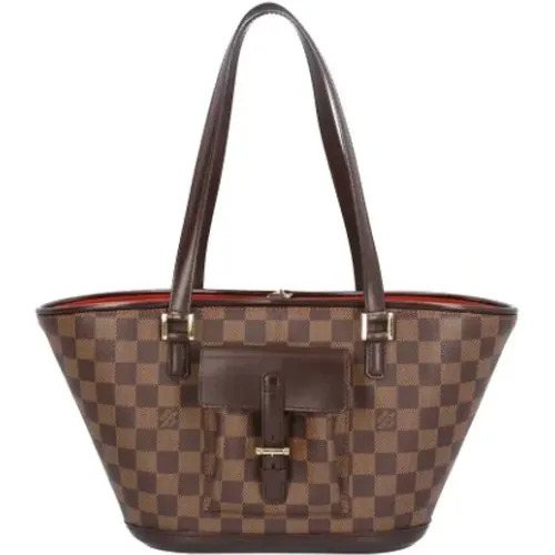 Pre-owned Tote Bags, female, , Size: ONE SIZE Pre-owned Canvas louis-vuitton-bags - Louis Vuitton Vintage - Modalova