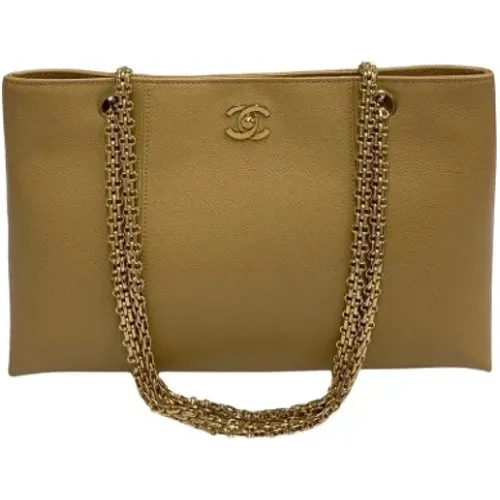 Pre-owned Tote Bags, female, , Size: ONE SIZE Pre-owned Leather totes - Chanel Vintage - Modalova