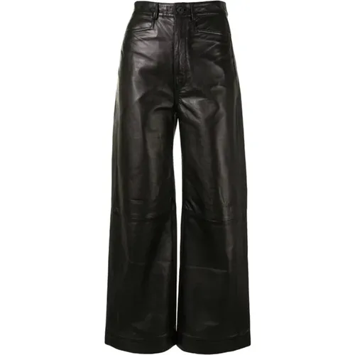 Wide Trousers with Luxury Details , female, Sizes: 2XS, L - Proenza Schouler - Modalova