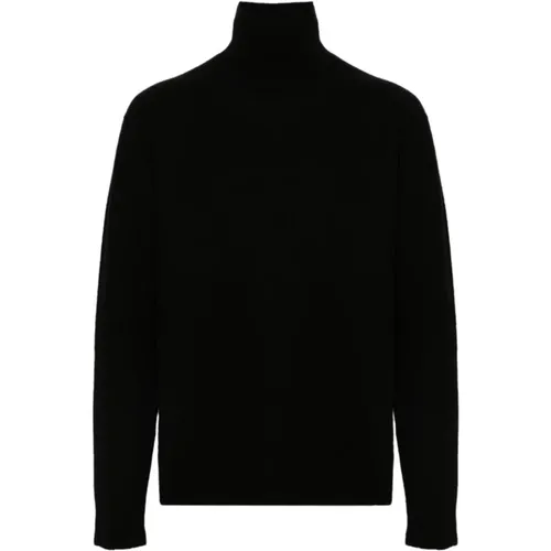 Turtlenecks, male, , Size: M Wool Roll Neck Sweater - Jil Sander - Modalova