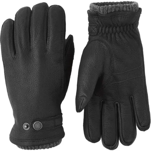 Gloves, male, , Size: 7 IN Warm Deerskin Gloves with Primaloft - Hestra - Modalova