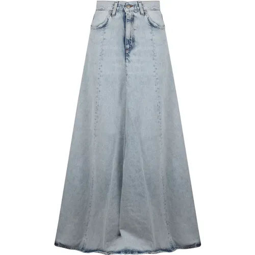 Serenity Stromboli Denim Skirt , female, Sizes: W26, W25, W27 - Haikure - Modalova