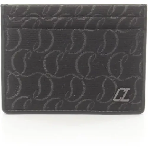 Pre-owned Wallets, male, , Size: ONE SIZE Pre-owned Leather wallets - Christian Louboutin Pre-owned - Modalova