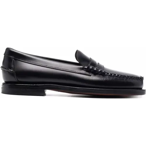 Schwarze flache Schuhe , Damen, Größe: 36 1/2 EU - Sebago - Modalova
