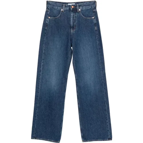 Wide Jeans, female, , Size: W26 High Waist Jeans Button Fly - Bite Studios - Modalova