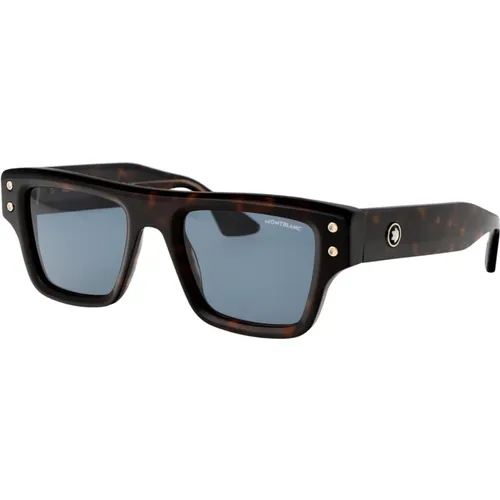 Stylish Sunglasses with Mb0253S Design , male, Sizes: 52 MM - Montblanc - Modalova