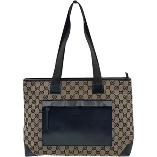 Pre-owned Tote Bags, female, , Size: ONE SIZE Pre-owned Canvas gucci-bags - Gucci Vintage - Modalova